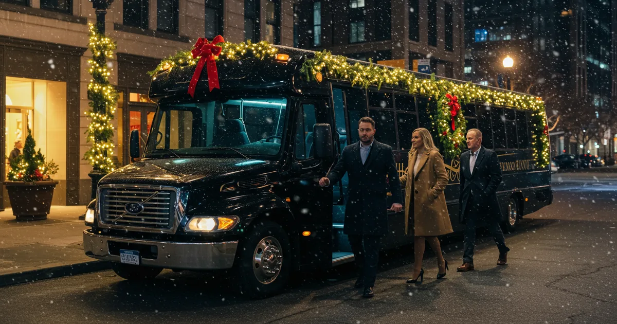 Chicago Corporate Holiday Party Transportation, Chicago luxury limousine blog | Monarch Fleet