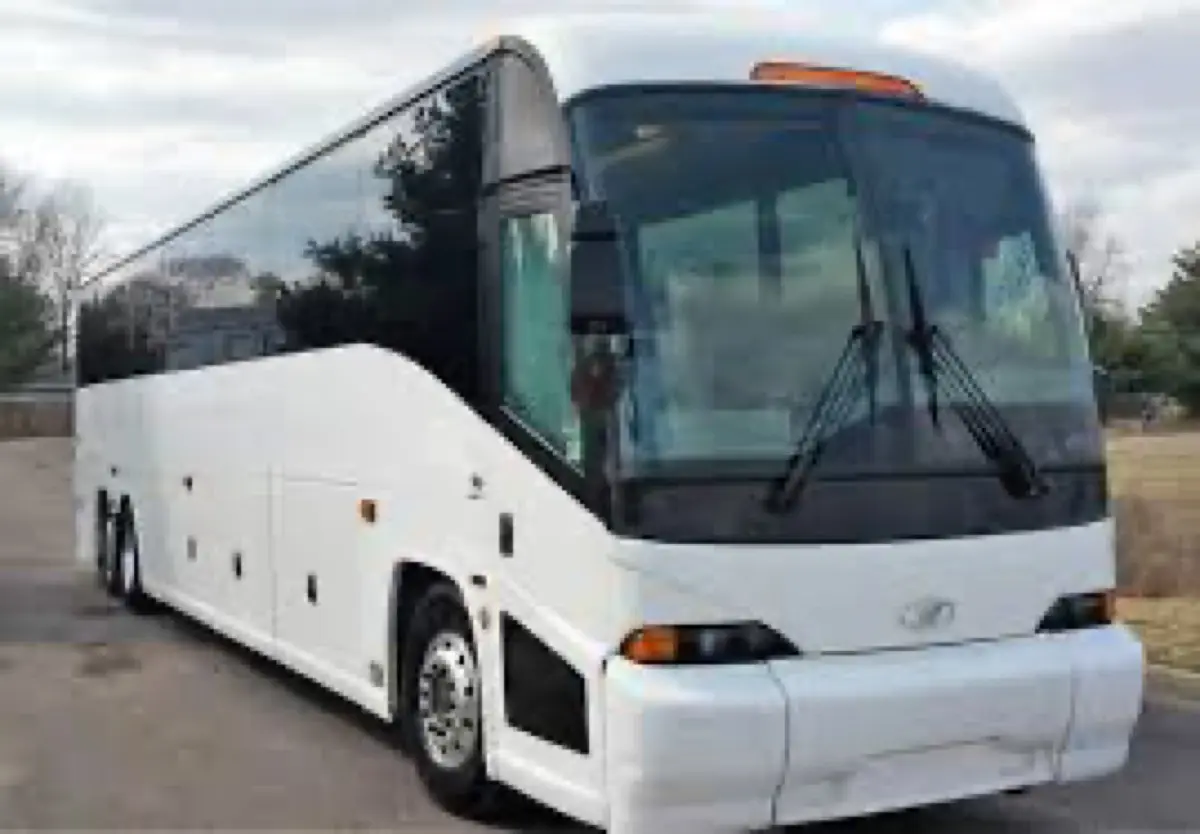 Motor coach for Oak Brook corporate shuttles