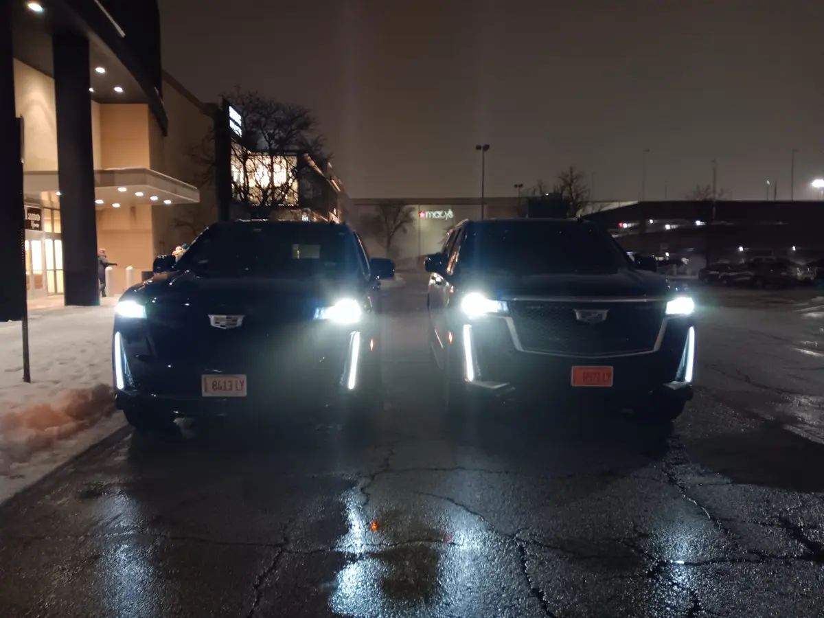 Cadillac Escalade SUV for Chicago private driver hire