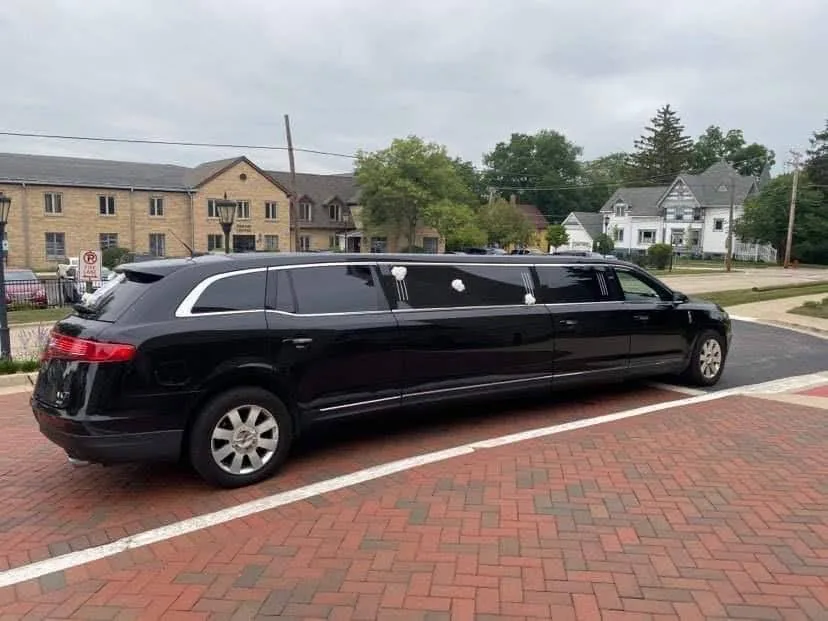 Anniversary stretch limo Chicago