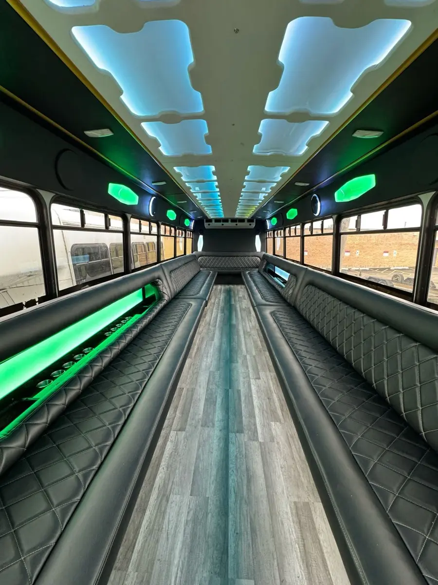 40-Passenger Party Bus, Monarch Fleet Chicago limo fleet comparison