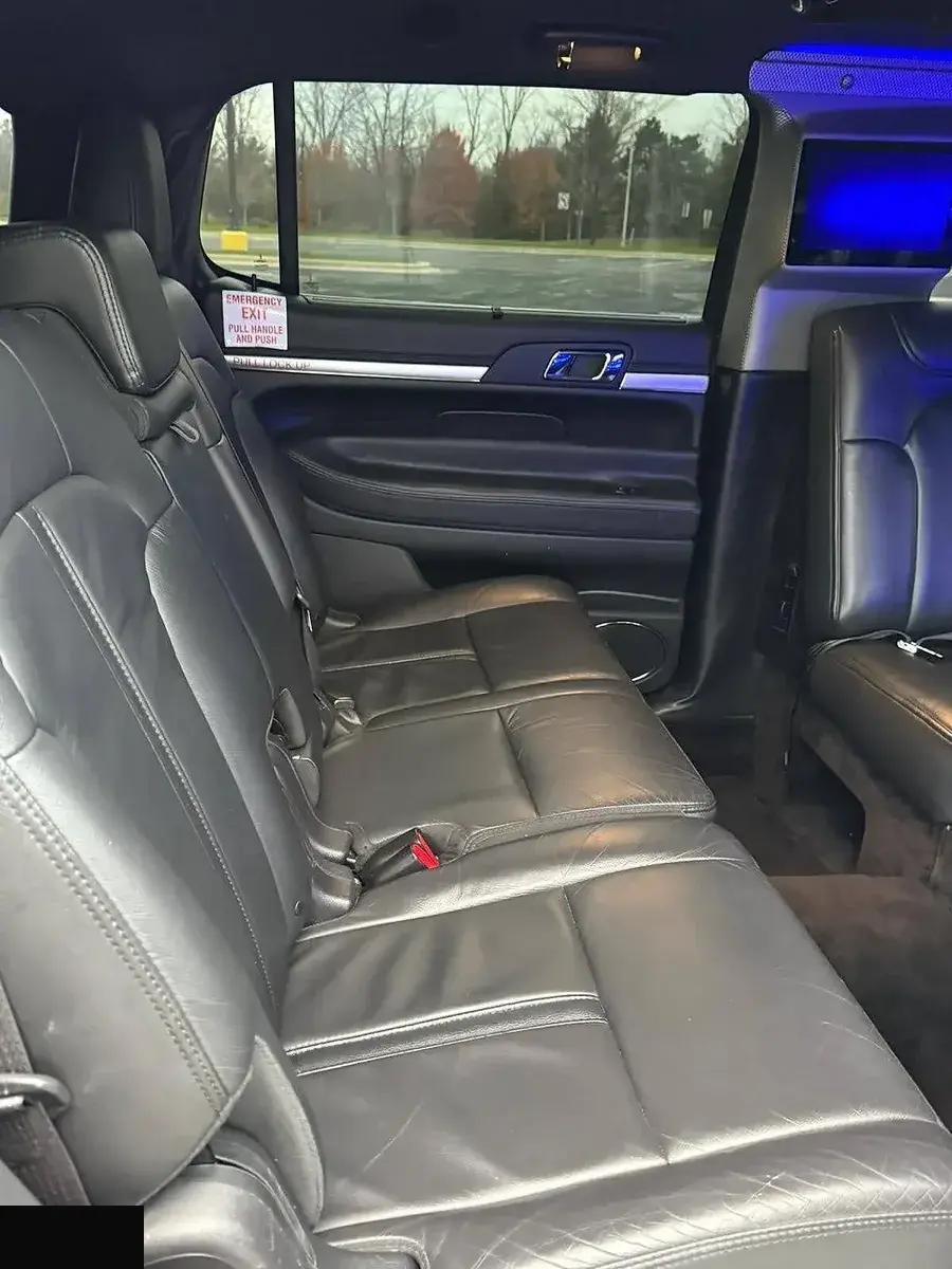 White stretch limousine for Chicago wedding transportation