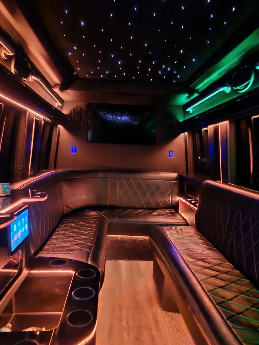 Sprinter party bus for smaller groups